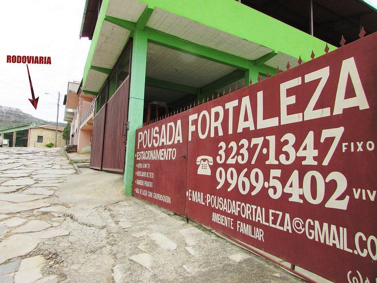 Quarto Quádruplo Pousada Fortaleza São Thomé